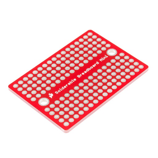 [99190396] Prototype Double Side PCB 2.2x3.3cm Universal Board Red (Sparkfun)