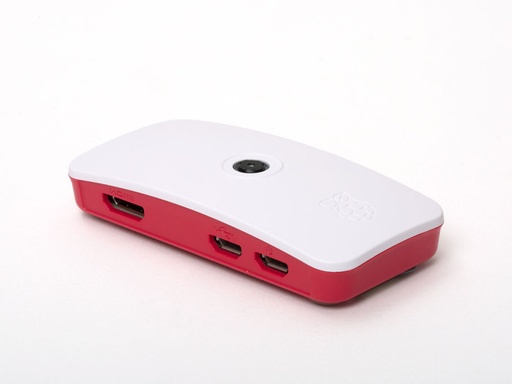 [99190436] Raspberry Pi Zero Case Enclosure With Camera Support White/Pink