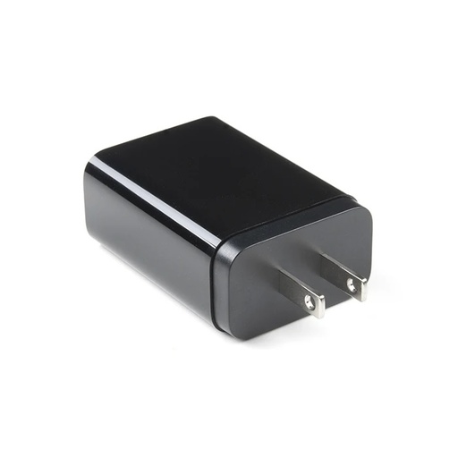 [99190439] Raspberry USB-C Wall Adapter - 5.1V, 3A Black (Sparkfun)