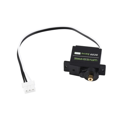 [99190507] Servo Metal Gear 2.3kg.Cm Serial Two-Way Feedback Switchable Servo/Motor 300 Rotation SC09 (Waveshare)