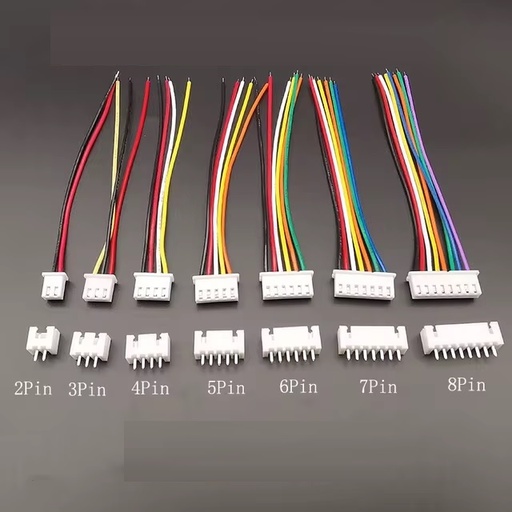 [99190635] Cable Connector 8Pin to 8Pin JST XH Plug 2.54mm 24AWG with Male Connector