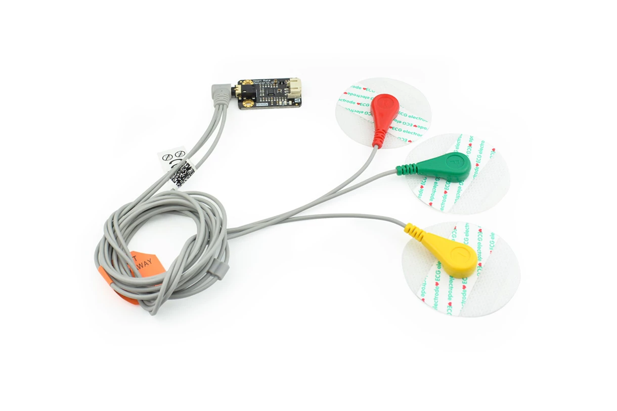 [99190644] ECG Analog Heart Rate Monitor Sensor (Gravity: DFRobot) - SEN0213
