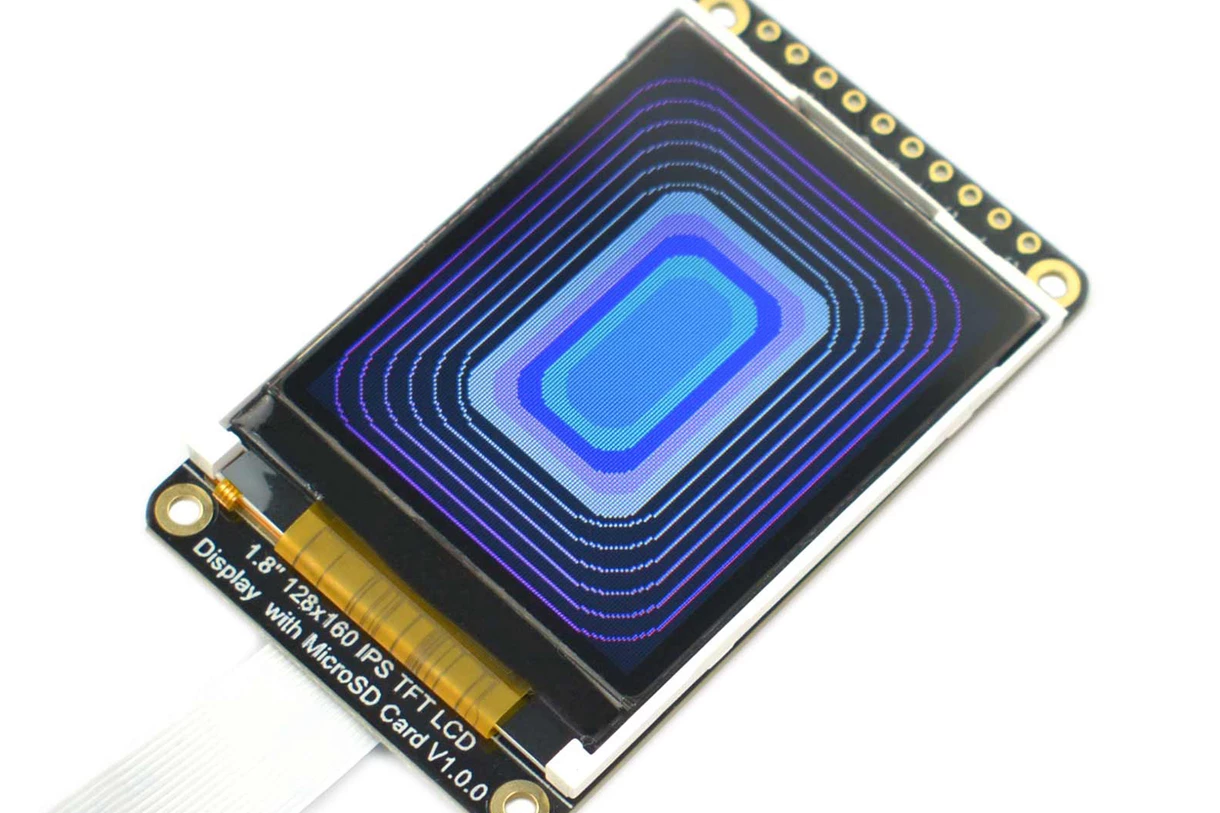 [99190649] LCD TFT IPS Display 1.8" 128x160 With MicroSD Card Slot (Fermion: Breakout DFRobot)
