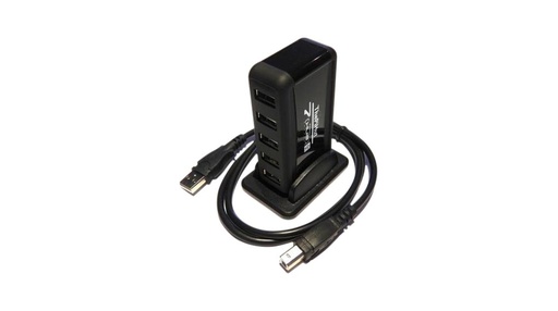 [99190727] USB Hub with 5v 1A Power Supply 7 Ports