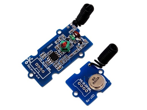 [99190767] Wireless Transmitter and Receiver 433MHz Simple RF Link Kit (Seeed Studio Grove)