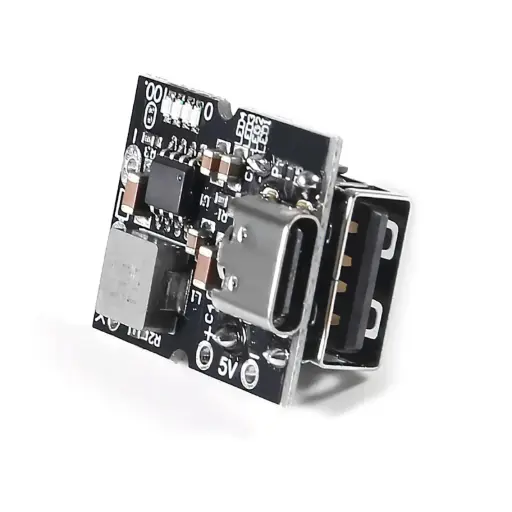 [99190792] DC-DC USB 5V 2A Type-C Boost Converter Step-Up Power Module (Black)