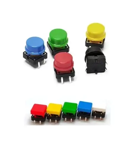 Push Button Tactile Switch With Cap