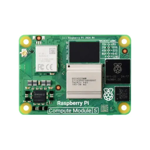 [99190794] Raspberry Pi Compute Module 5 4GB Ram 32GB eMMC Flash (WaveShare)